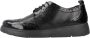 Geox Stijlvolle Lace-up Laarzen voor Vrouwen Black Dames - Thumbnail 1