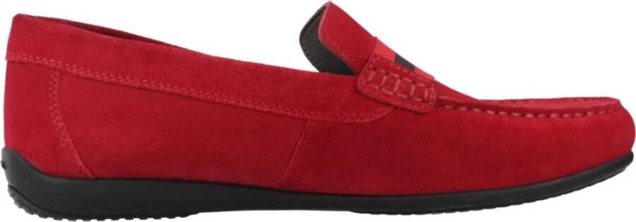 Geox Stijlvolle Loafers Ascanio Model Red Heren