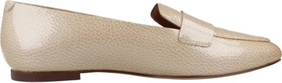 Geox Stijlvolle Loafers met Marsilea Detail Beige Dames