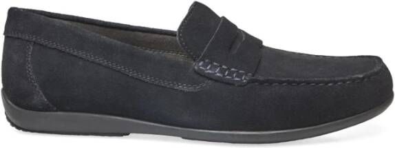 Geox Stijlvolle Loafers voor Heren Blue Heren