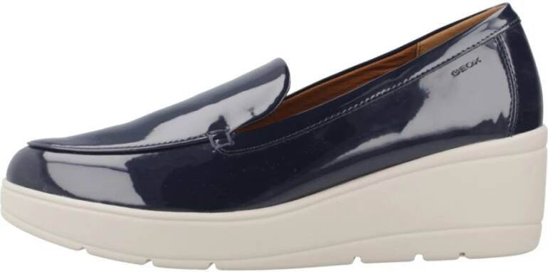 Geox Stijlvolle Loafers voor Mannen Blue Dames