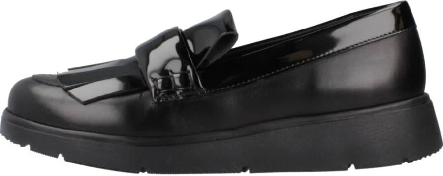 Geox Stijlvolle Loafers voor Vrouwen Black Dames