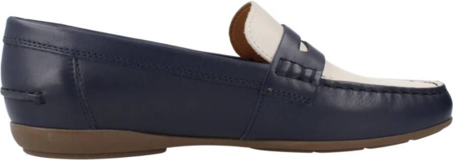 Geox Stijlvolle Loafers voor Vrouwen Blue Dames