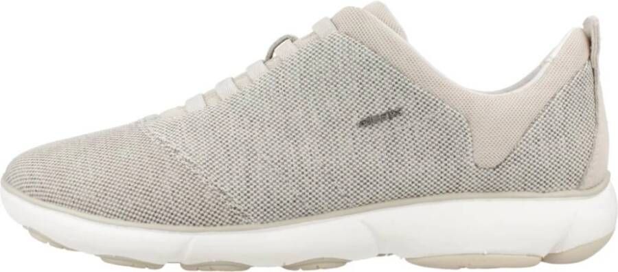 Geox Stijlvolle Nebula Damessneakers Beige Dames