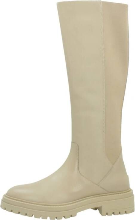 Geox Stijlvolle Over-knee Laarzen Beige Dames