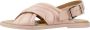 Geox Stijlvolle Platte Sandalen Beige Dames - Thumbnail 2