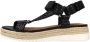 Geox Stijlvolle platte sandalen voor vrouwen Black Dames - Thumbnail 2