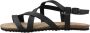 Geox Stijlvolle platte sandalen voor vrouwen Black Dames - Thumbnail 1