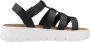 Geox Stijlvolle platte sandalen voor vrouwen Black Dames - Thumbnail 2