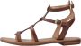 Geox Stijlvolle platte sandalen voor vrouwen Brown Dames - Thumbnail 1