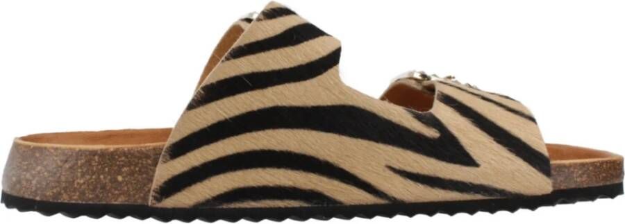 Geox Stijlvolle Sliders voor Vrouwen Beige Dames