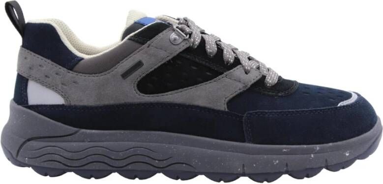 Geox Stijlvolle Sneaker met Kahlua Design Blue Heren