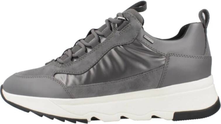 Geox Stijlvolle Sneakers voor Actieve Levensstijl Gray Dames