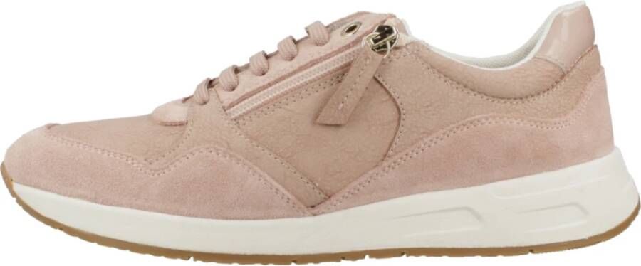 Geox Stijlvolle Sneakers voor Dagelijks Gebruik Pink Dames