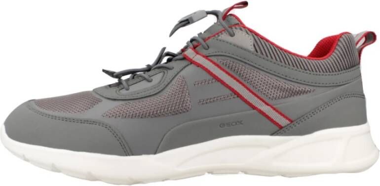 Geox Stijlvolle Sneakers voor Mannen Gray Heren