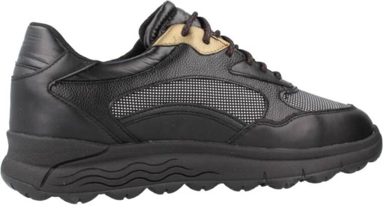 Geox Stijlvolle Sneakers voor Modieuze Vrouwen Black Dames