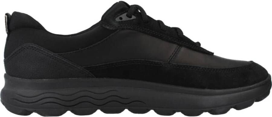 Geox Stijlvolle Spherica Sneakers voor Mannen Black Heren