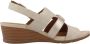 Geox Stijlvolle Wedges voor Vrouwen Beige Dames - Thumbnail 1