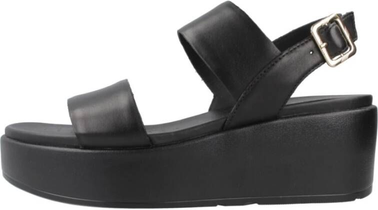 Geox Stijlvolle Wedges voor Vrouwen Black Dames