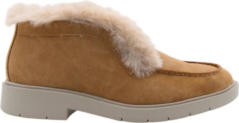 Geox Stijlvolle Winterlaarzen voor Vrouwen Beige Dames