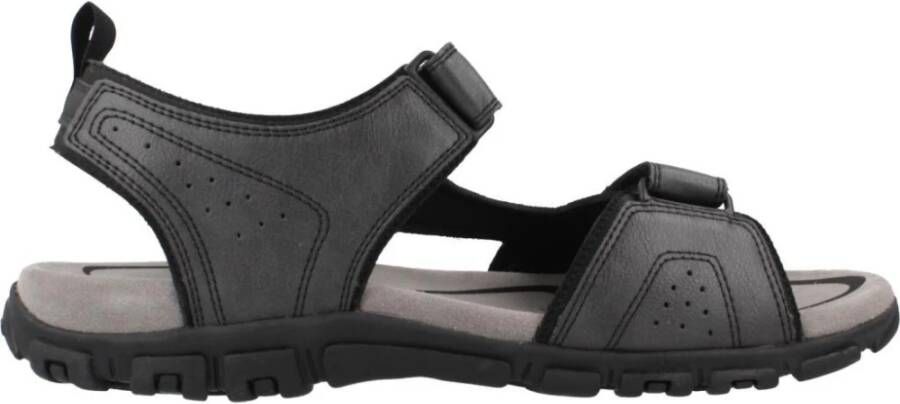 Geox Strada Sandalen Black Heren