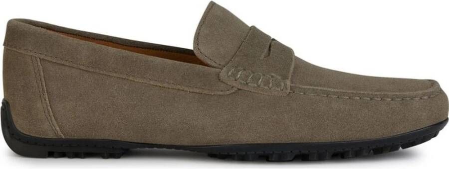 Geox Taupe Grip Moccasins Loafers Beige Heren