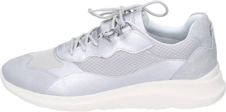 Geox Textiel Sneakers voor Vrouwen Gray Dames