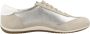 GEOX VEGA DAMES Sneakers LICHT TAUPE LICHTGOUD - Thumbnail 10