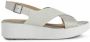 Geox Witte platte sandalen voor vrouwen White Dames - Thumbnail 7