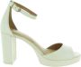 Geox Witte leren jurksandalen White Dames - Thumbnail 2