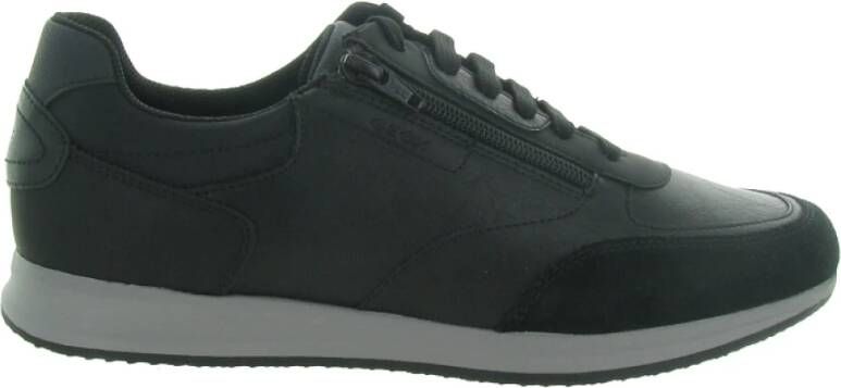 Geox Ward Mid V BB Checker Schoenen Black Heren