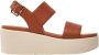 Geox Wig Sandalen Brown Dames - Thumbnail 1