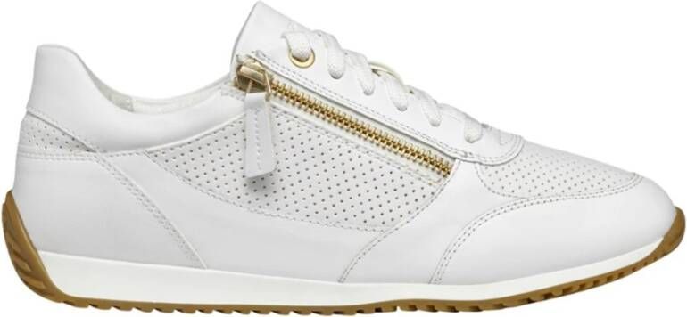 Geox Witte Casual Synthetische Sneakers White Dames