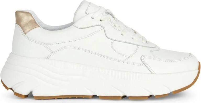 Geox Witte Diamant Sneakers voor Vrouwen White Dames