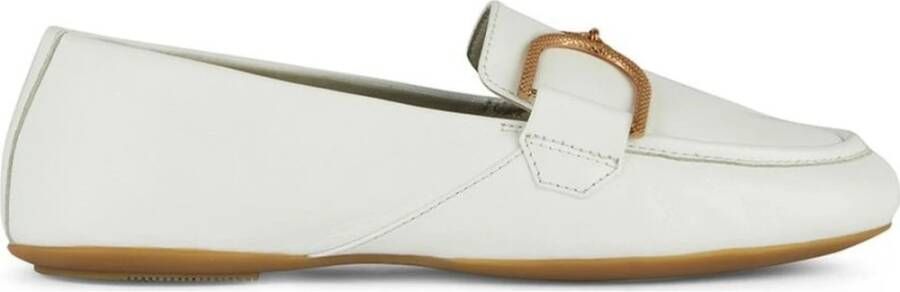 Geox Witte Palmaria Loafers Vrouwen White Dames