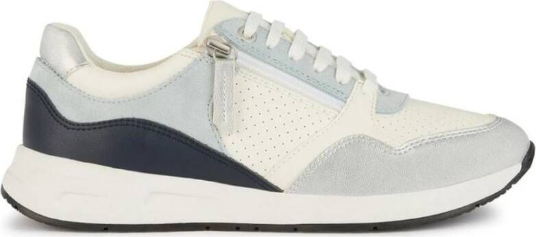 Geox Witte Sneakers voor Vrouwen Multicolor Dames