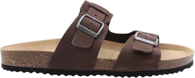 Geox Zomer sliders voor mannen Brown Heren