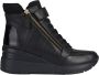 Geox Stijlvolle Lace-up Laarzen Zosma Black Dames - Thumbnail 16