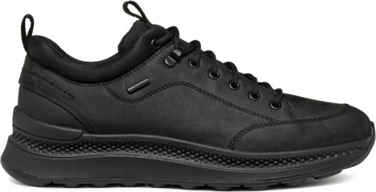 Geox Zwarte Actieve Sneakers voor Mannen Black Heren