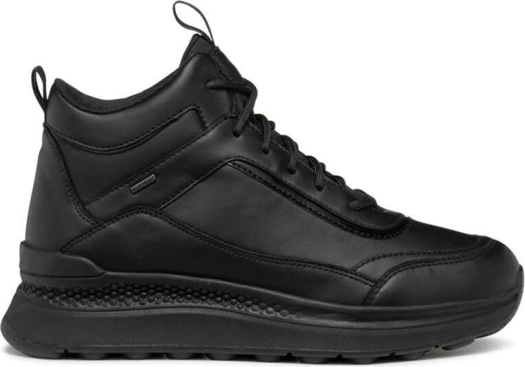 Geox Zwarte Actif Enkellaarzen Black Dames