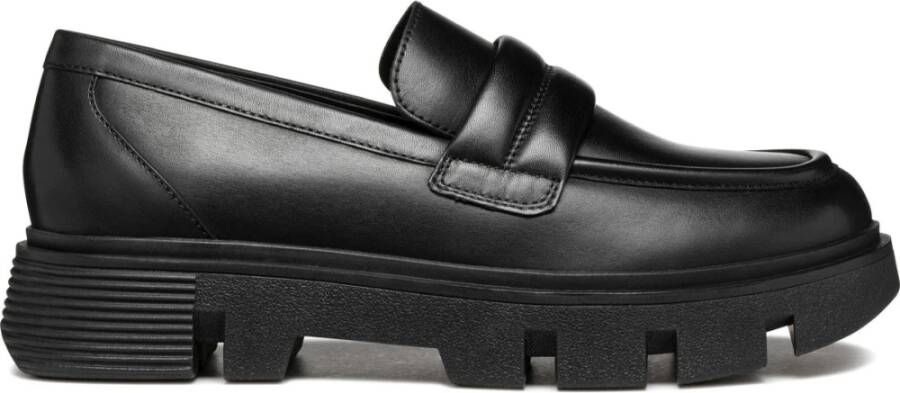 Geox Zwarte Dames Loafers D46Uac 00043 Black Dames