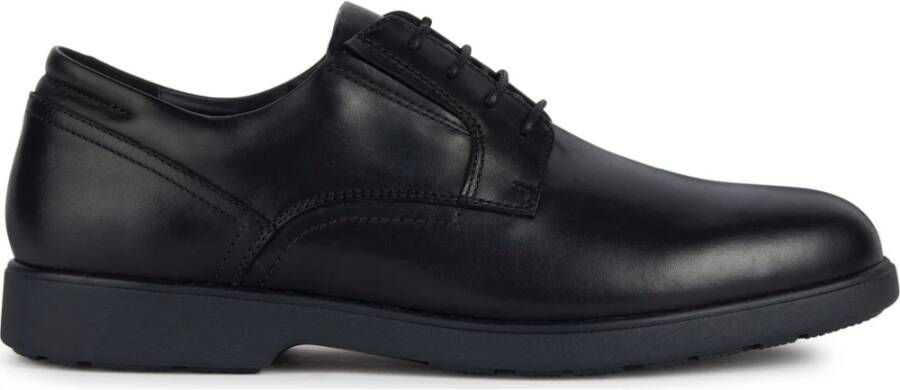 Geox Zwarte Formele Zakelijke Schoenen EC1 Black Heren