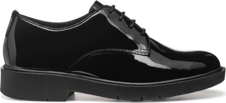 Geox Zwarte loafers voor vrouwen Black Dames