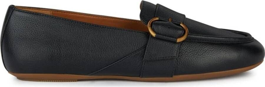 Geox Zwarte Palmaria Loafers voor Vrouwen Black Dames