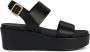 Geox Zwarte platte sandalen voor vrouwen Black Dames - Thumbnail 9