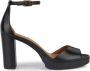 Geox Zwarte platte sandalen voor vrouwen Black Dames - Thumbnail 1