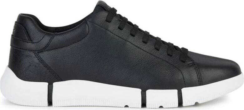 Geox Zwarte Sneakers voor Mannen Black Heren