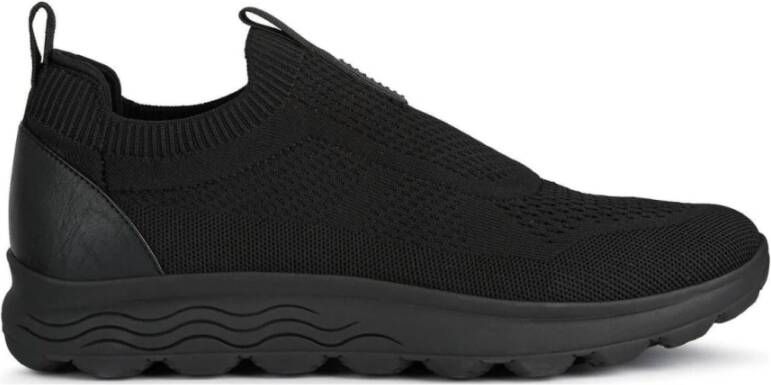 Geox Zwarte Sneakers voor Mannen Black Heren