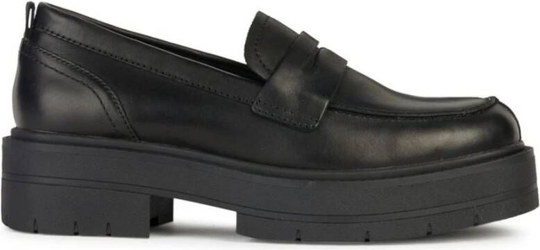 Geox Zwarte Spherica EC7 Loafers Black Dames