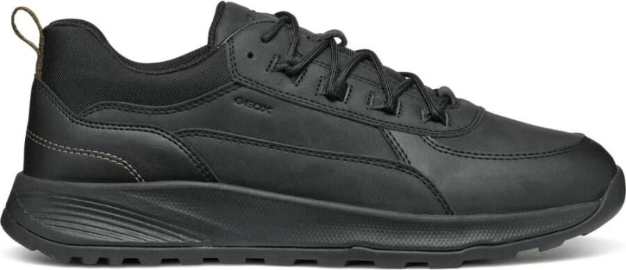 Geox Zwarte Vrijetijdssneakers Black Heren